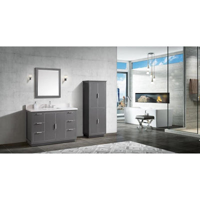 Avanity 49-in Gray Quartz Bathroom Vanity Top - Super Arbor