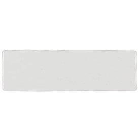 Boutique Ceramic Hand Crafted White 3-in x 8-in Ceramic Brick Wall Tile (Common: 3-in x 8-in; Actual: 7.97-in x 2.44-in)