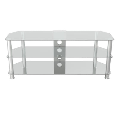 Glass TV Stand for TVs 39 in. to 60 in. - Super Arbor