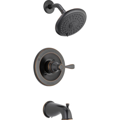 Porter Single-Handle 3-Spray Tub and Shower Faucet in Oil Rubbed Bronze (Valve Included) - Super Arbor