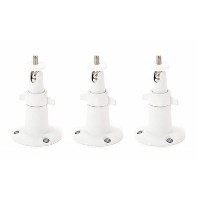 Security Wall Mount Adjustable Indoor/Outdoor for Arlo Pro, Pro 2, Pro 3, Pro 4, Ultra, Ultra 2 Cameras (3-Pack, White) - Super Arbor