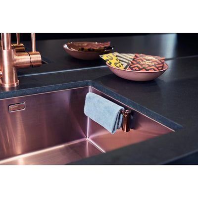 Straight Stainless Steel Cloth Holder in Copper - Super Arbor