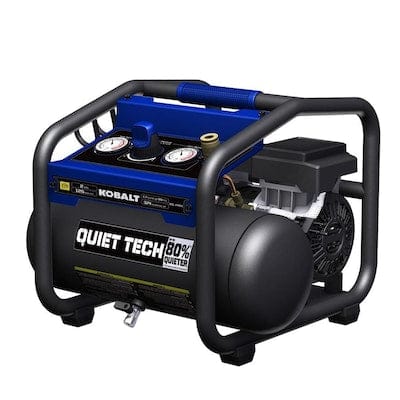 Kobalt QUIET TECH 2-Gallon Single Stage Portable Electric Hot Dog Air Compressor