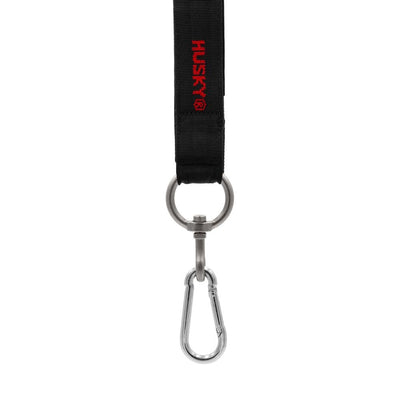 24 in. Heavy Duty Hanging Carabiner Strap Zinc- Plated Steel with Quick-Release Hooks and Loop Fastening in Black - Super Arbor