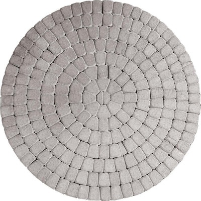 83.52 in. x 83.52 in. x 2.375 in. Cascade Blend Concrete Old Dominion Paver Circle Kit - Super Arbor