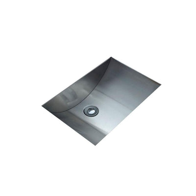 Filament Design Cantrio Undermount Bathroom Sink in Stainless Steel - Super Arbor