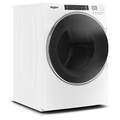 Whirlpool 7.4-cu ft Front Load Stackable Vented Electric Dryer with Steam Cycles - Chrome Shadow - Super Arbor