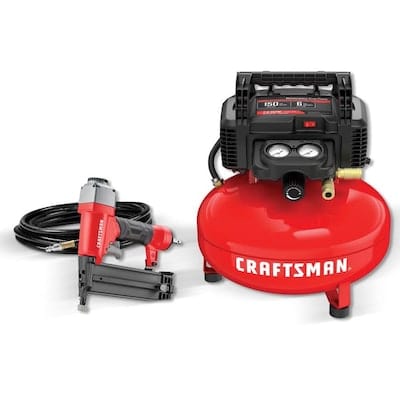 CRAFTSMAN 6-Gallon Single Stage Portable Electric Pancake Air Compressor (1-Tools Included)