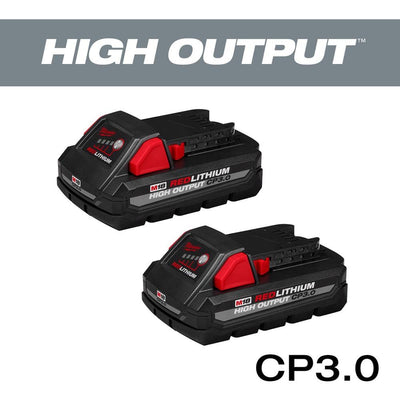 M18 18-Volt Lithium-Ion HIGH OUTPUT CP 3.0Ah Battery Pack (2-Pack) - Super Arbor