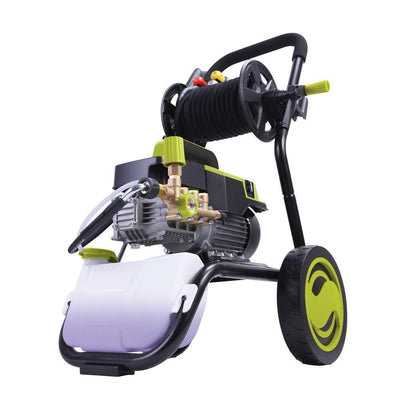 Sun Joe Commercial Series 1300 PSI Max 2 GPM Electric Pressure Washer with Wall Mount, Roll Cage and Hose Reel - Super Arbor