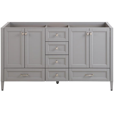 Claxby 60 in. W x 34 in. H x 21 in. D Bath Vanity Cabinet Only in Sterling Gray - Super Arbor