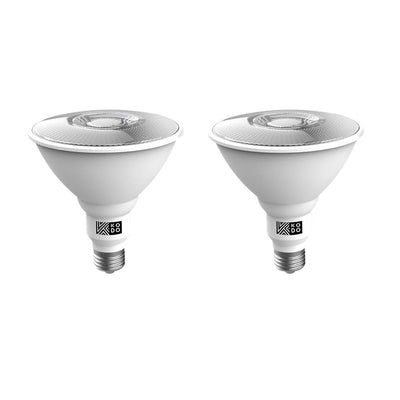KODO 120-Watt Equivalent PAR38 LED Motion Sensor Flood Light Bulb Bright White (2-Pack) - Super Arbor