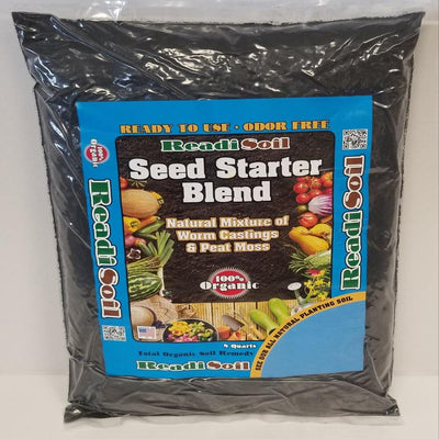 Readi Soil 8 Qt. 100% Organic Worm Castings Seed Starter - Super Arbor