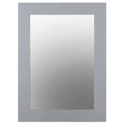 22 in. W x 30 in. H Framed Rectangular  Bathroom Vanity Mirror in Dark Charcoal - Super Arbor