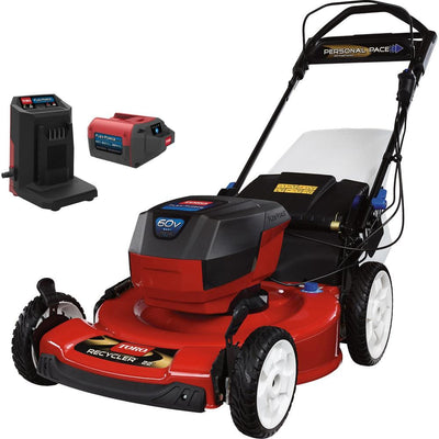 Toro Recycler 22 in. 60-Volt Lithium-Ion Cordless Battery Walk Behind Personal Pace Mower - 6.0 Ah Battery/Charger Included - Super Arbor
