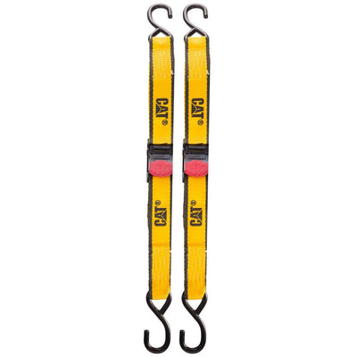 12 ft. x 1.5 in. 500 lbs. Cambuckle Tie-Down Straps (2-Pack) - Super Arbor