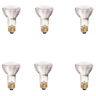 Philips 35-Watt Equivalent R20 Halogen Flood Light Bulb (6-Pack)