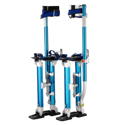 18 in. to 30 in. Adjustable Blue Professional Drywall Stilts - Super Arbor