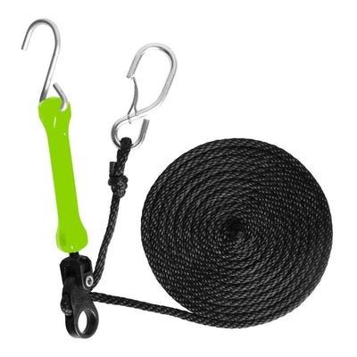 12 ft. Polyester Rope and 5 in. Polyurethane Bungee in Safety Green - Super Arbor