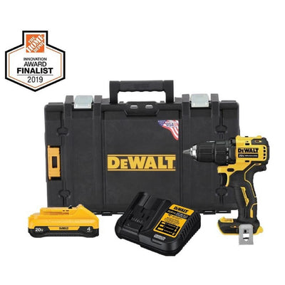 ATOMIC 20-Volt MAX Brushless Cordless 1/2 in. Drill/Driver Kit with Battery 4 Ah, Charger/Tough System 22 in. Toolbox - Super Arbor