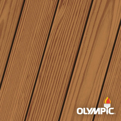 Olympic Elite 1 Gal. Kona Brown Woodland Oil Transparent Advanced Exterior Stain and Sealant in One - Super Arbor