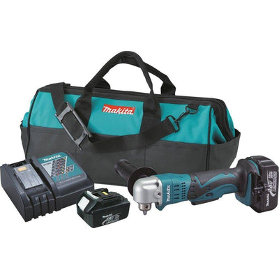 18-Volt LXT 3/8 in. Cordless Angle Drill Kit with (2) Batteries 3.0Ah, Charger, and Tool Bag - Super Arbor