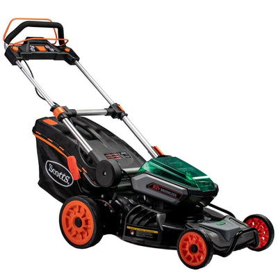 Scotts 21 in. 62-Volt Lithium-Ion Cordless Self-Propelled Walk Behind Mower with 4 Ah and 2.5 Ah Battery and Charger Included - Super Arbor