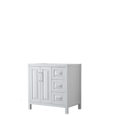Daria 35 in. Single Bathroom Vanity Cabinet Only in White - Super Arbor