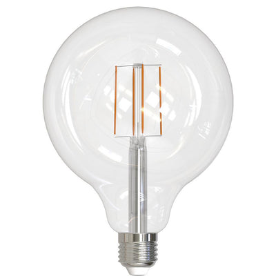 Bulbrite 60-Watt Equivalent G40 Clear Dimmable Edison LED Light Bulb Warm White (2-Pack) - Super Arbor