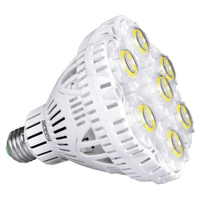 SANSI 300-Watt Equivalent BR30 1-Light Non-Dimmable 5500 Lumens LED Light Bulb Daylight in 5000K - Super Arbor