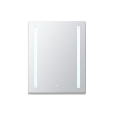 Royale Basic 24 in. W x 30 in. H Recessed or Surface Mount Medicine Cabinet with Single Door, LED Lighting, Right Hinge - Super Arbor
