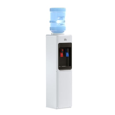 300 Series Slimline Top Loading Water Cooler Water Dispenser - Hot and Cold Water - White - Super Arbor