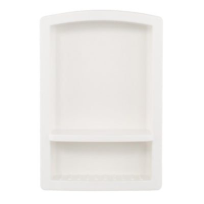Recessed Solid Surface Soap Dish in White - Super Arbor
