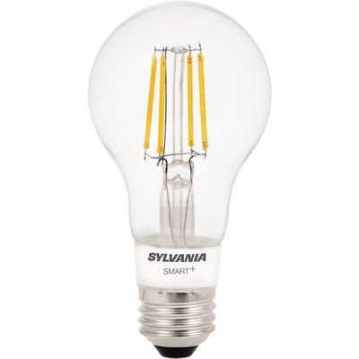 Sylvania + Bluetooth 40W Equivalent Soft White Dimmable Filament A19  LED Smart Light Bulb - Super Arbor