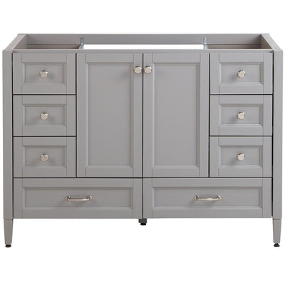 Claxby 48 in. W x 34 in. H x 21 in. D Bath Vanity Cabinet Only in Sterling Gray - Super Arbor