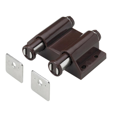 Brown Double Magnetic Touch Door Latch (12-Pack) - Super Arbor