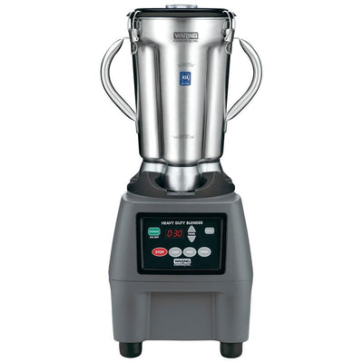 CB15 128 oz. 3-Speed Grey Blender with 3.75 HP and Electronic Touchpad Controls with Timer - Super Arbor