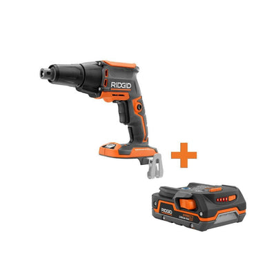 18-Volt Cordless Brushless Drywall Screwdriver with Collated Attachment with 1.5 Ah Lithium-Ion Battery - Super Arbor