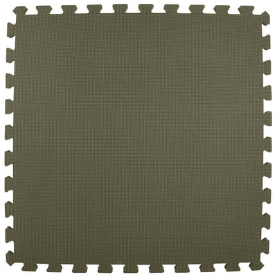 Greatmats Economy Foam Black 2 ft. x 2 ft. x 1/2 in. Interlocking Puzzle Floor Tiles (Case of 20)