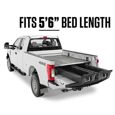 DECKED 5 ft. 6 in. Bed Length Pick Up Truck Storage System for Ford F150 Aluminum (2015 - Current) - Super Arbor