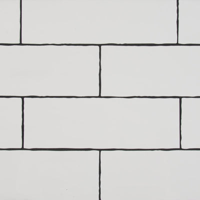 MSI White Crafted 3 in. x 12 in. Glossy Ceramic White Subway Tile (13 sq. ft. / case) - Super Arbor