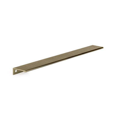 7-9/16 in. or 16-3/8 in. (192 mm or 416 mm) Champagne Bronze Contemporary Drawer Edge Pull - Super Arbor