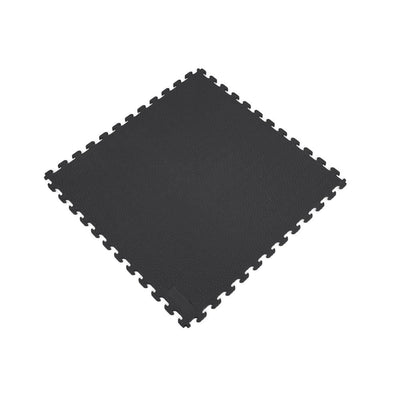 Norsk Rhino-Tec 18.3 in. x 18.3 in. Black PVC Sport and Gym Flooring Tile (6-Pieces) - Super Arbor