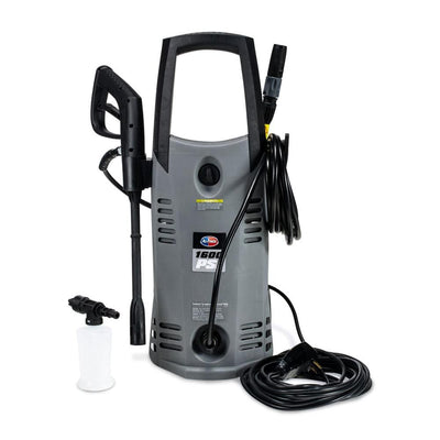 All Power 1600 PSI 1.6 GPM Electric Pressure Washer with Hose Reel for House, Garage, Vehicle and Outdoor Cleaning - Super Arbor
