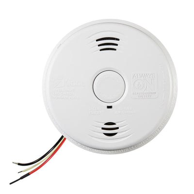 10-Year Worry Free Hardwired Combination Ionization Smoke and Carbon Monoxide Detector with Voice Alarm - Super Arbor