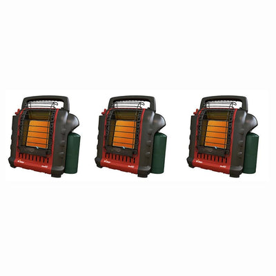 9,000 BTU Portable Buddy Outdoor Camping, Hunting Propane Gas Space Heater (3-Pack) - Super Arbor