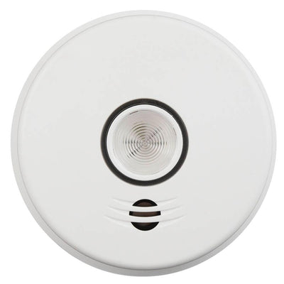 Hardwire Smoke Detector with 10-Year Battery Backup, Intelligent Wire-Free Voice Interconnect, and Safety Light - Super Arbor