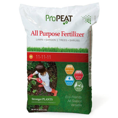 PROPEAT 25 lbs. 5,445 sq. ft. All-purpose Dry Lawn Fertilizer (11-11-11) - Super Arbor