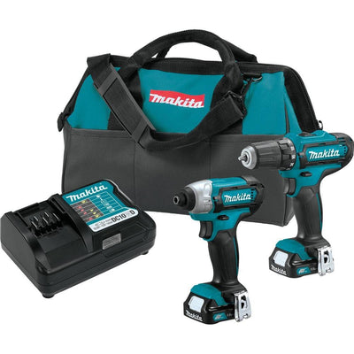12-Volt MAX CXT Lithium-Ion Cordless 3/8 in. Drill and Impact Driver Combo Kit with (2) 1.5Ah Batteries Charger and Bag - Super Arbor