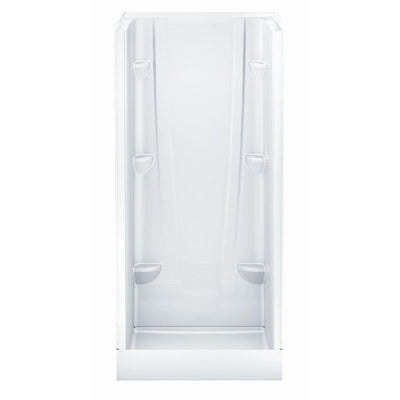 A2 36 in. x 36 in. x 76 in. Shower Stall in White - Super Arbor
